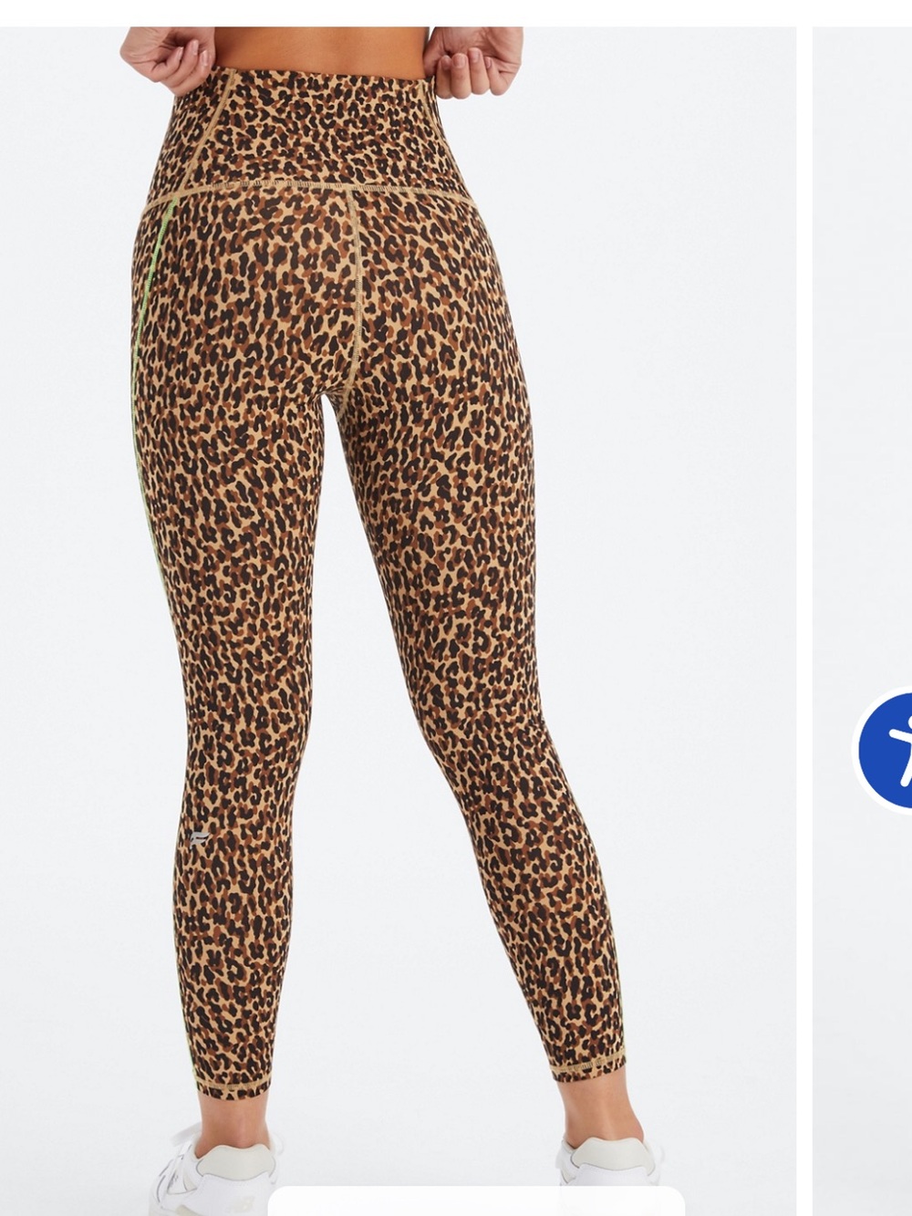 Fabletics medium Leopard Print High-Waist Leggings - Brown